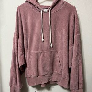 Pink American Eagle crop sweatshirt XL